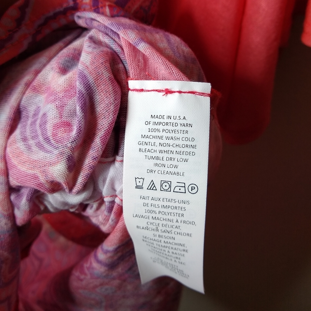 PRANA CORAL SAIDA KAFTAN JASMINE BEACH COVER TUNIC - Picture 8 of 8